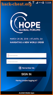 HOPE Global Forums screenshot