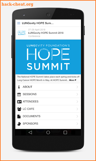 HOPE Summit 2018 screenshot