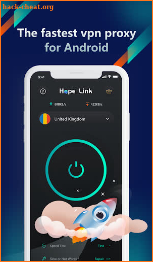 Hopelink VPN screenshot