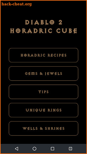 Horadric Recipes for Diablo 2 screenshot