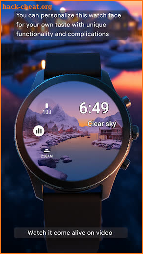 Horizon Aurora Watch Face screenshot