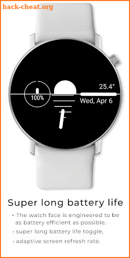 Horizon Smart Watch Face screenshot