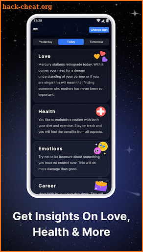 Horoscope & Zodiac Launcher screenshot