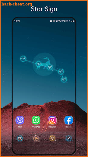 Horoscope Launcher - star signs launcher screenshot
