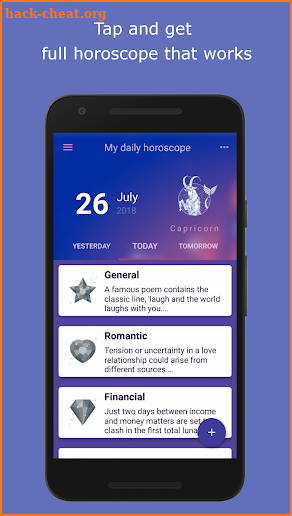 Horoscopus: Daily Horoscope & Zodiac 2018 screenshot