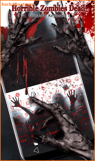 Horrible Zombies Dead Keyboard Theme screenshot