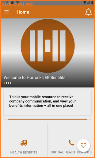 Horrocks EE Benefits screenshot