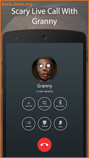 Horror Creepiest Granny's Fake Chat And Video Call screenshot