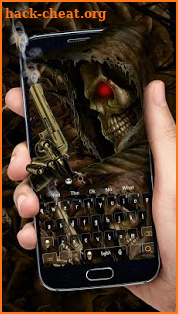 Horror Devil Skull Gun Keyboard screenshot