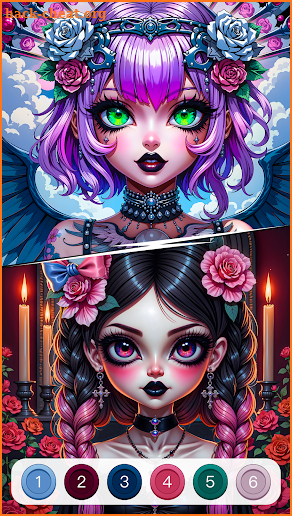 Horror Doll Color by Numbers screenshot