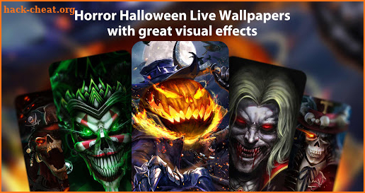 Horror Halloween Live Wallpaper Themes screenshot