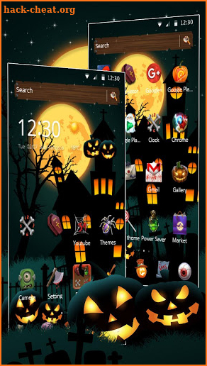 Horror House Night Theme screenshot