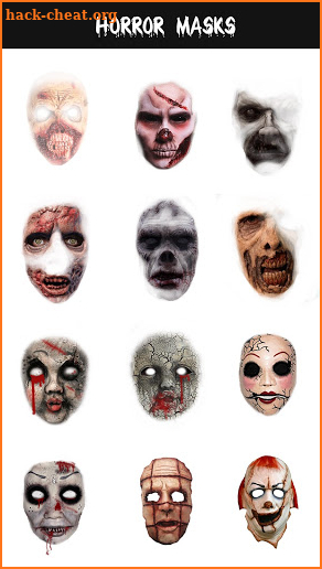 Horror Mask Photo Editor screenshot