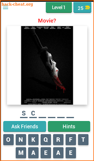 Horror posters: Movie Quiz screenshot