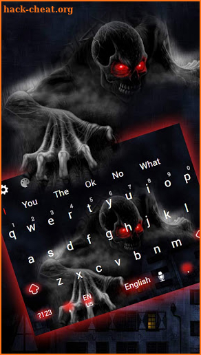 Horror Skull Keyboard screenshot