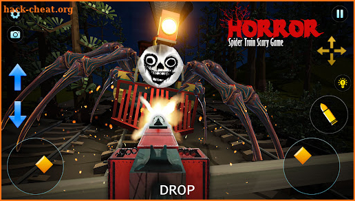 Horror Spider Scary Train Game screenshot