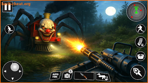 Horror Spider Train Escape screenshot