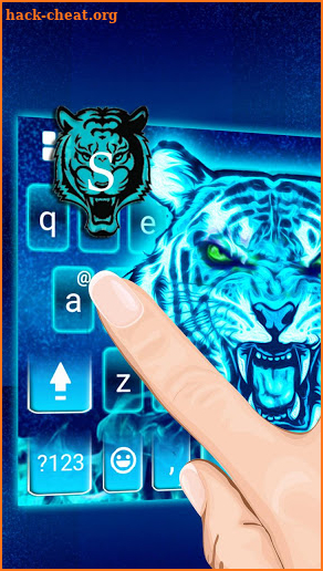 Horror Tiger Keyboard Theme screenshot