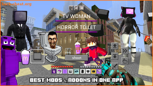Horror Toilet Mods Minecraft screenshot