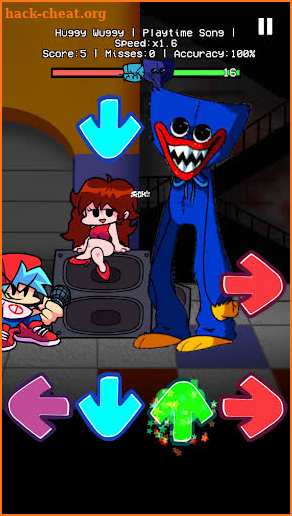 Horror toy in FNF gameplay screenshot