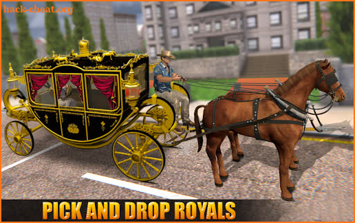 Horse Carriage Offroad Transport Game screenshot