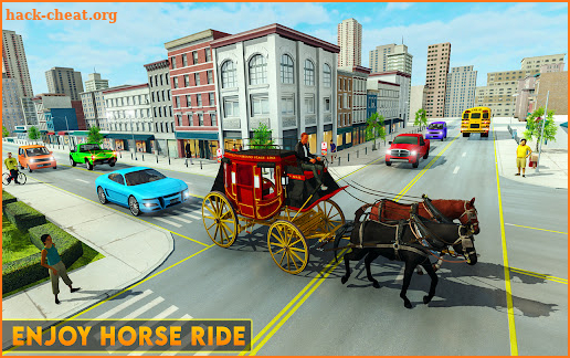 Horse Cart Transport Taxi Game screenshot