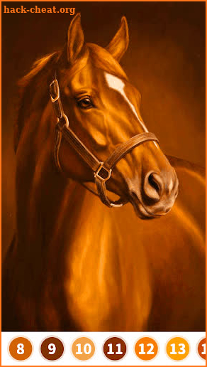 Horse Color by Number screenshot