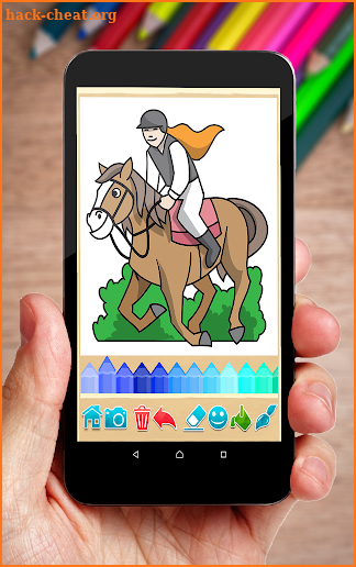 Horse Coloring Book screenshot