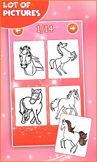 Horse Coloring Game screenshot