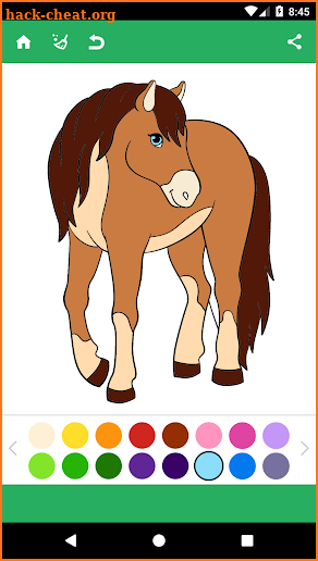 Horse Coloring Pages screenshot