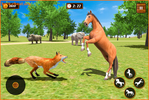Horse Family Simulator: Horse Jungle Survival Game screenshot