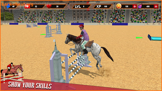 Horse Jumping World : Derby Horse Racing screenshot