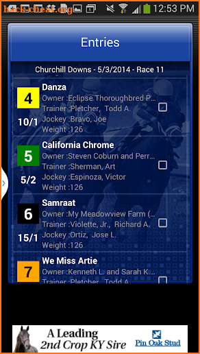 Horse Races Now screenshot