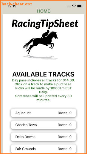 Horse Racing Tips screenshot