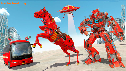 Horse Robot Bus Transform - Robot Transform Wars screenshot