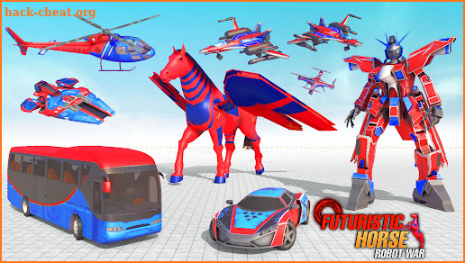Horse Robot Car Transform Game screenshot