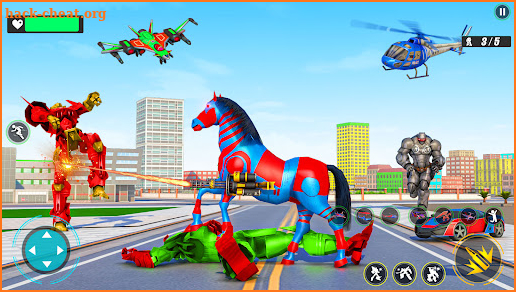 Horse Robot Car Transform Game screenshot
