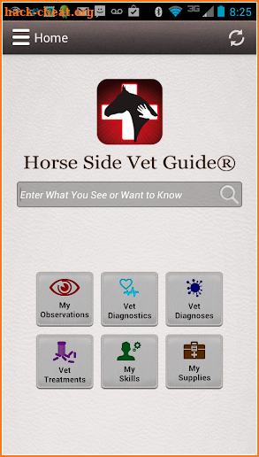 Horse Side Vet Guide screenshot