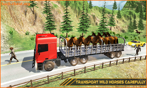 Horse Transport Truck Sim 19 -Rescue Thoroughbred screenshot