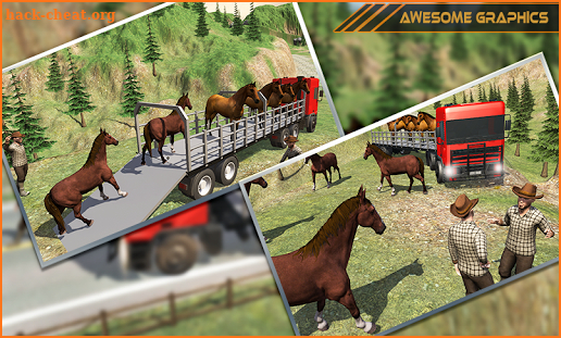 Horse Transport Truck Sim 19 -Rescue Thoroughbred screenshot