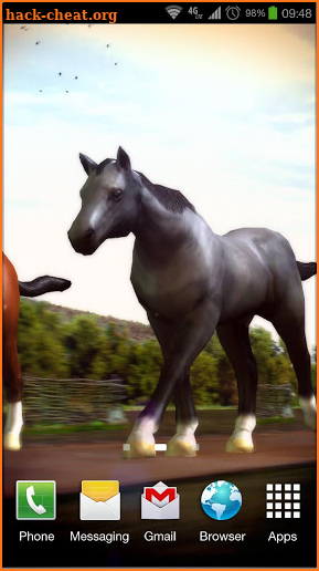 Horses 3D Live Wallpaper screenshot