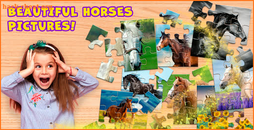 Horses Puzzle Game Free 🐴 screenshot