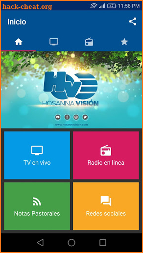 Hosanna Visión screenshot