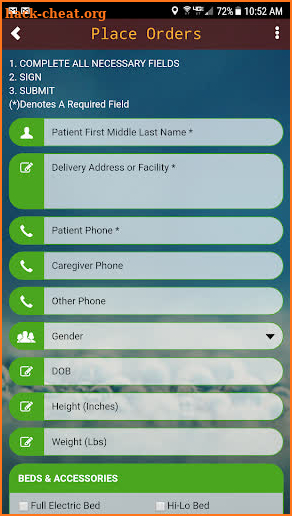 Hospice Express DME screenshot