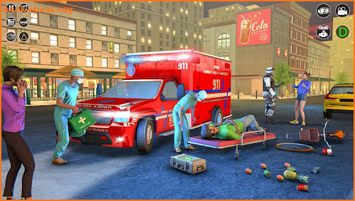 Hospital Ambulance Driver Game screenshot