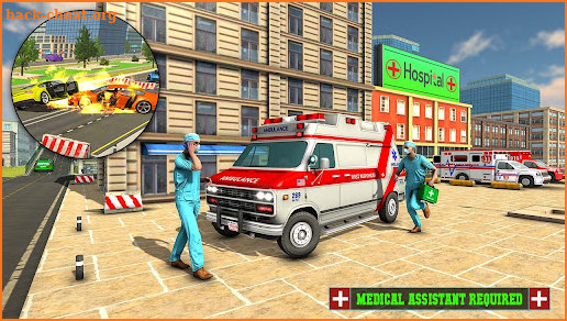 Hospital Ambulance Driver Game screenshot