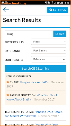 Hospital Pharmacist's Letter screenshot