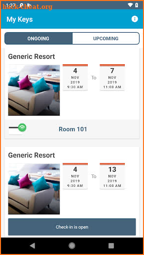 Hospitality Mobile Access screenshot