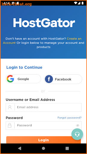 HostGator Dashboard : Website, Domain Name, Email screenshot