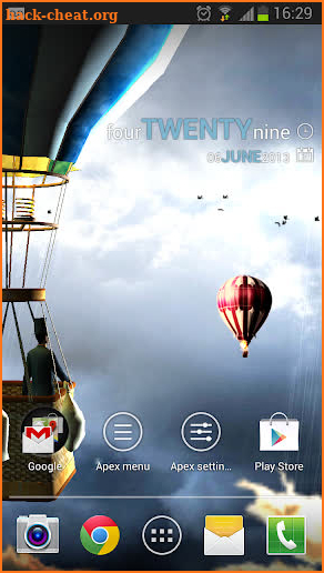 Hot Air Balloon 3d Wallpaper screenshot